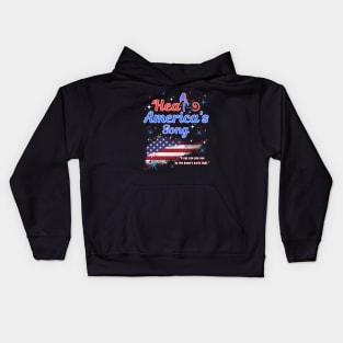 Hear America's Song | 4th of July | Cochlear Implant Kids Hoodie